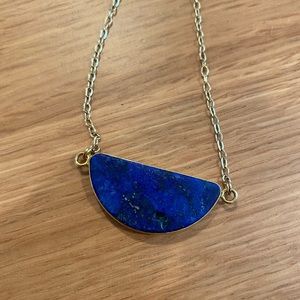 Thistle Farms blue stone short necklace - made by women in recovery in Nashville